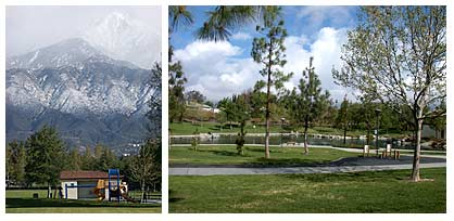 Bear Gulch and Red Hill Parks, Rancho Cucamonga, California