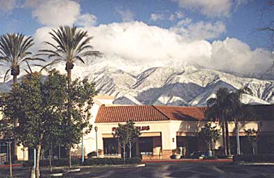 Shopping area in Rancho Cucamonga, California